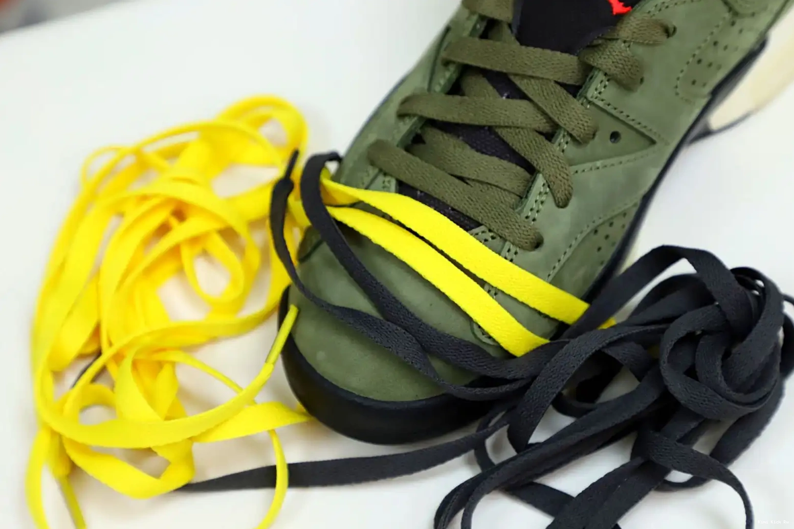AIR SCOTT TRAVIS 'OLIVE' RETRO Kimikick JORDAN 6 X 0706